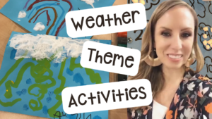 Weather ideas to engage your preschool, pre-k, kindergarten students in math, literacy, and more!