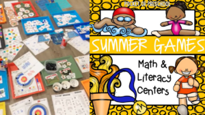 Check out the summer games math and literacy unit designed for preschool, pre-k, and kindergarten students