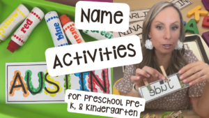 Name activities for the whole year to teach your preschool, pre-k, and kindergarten students.