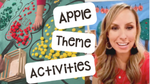 Apple ideas to engage your preschool, pre-k, kindergarten students in math, literacy, and more!