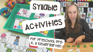 See some of the syllable activities I use in my preschool, pre-km and kindergarten room