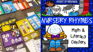 Check out the nursery rhymes math and literacy unit designed for preschool, pre-k, and kindergarten students