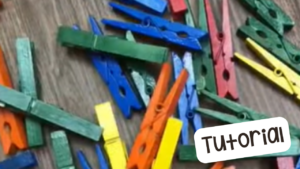 See how I spray clothespins to make a colorful manipulative in the classroom