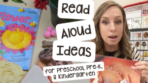 Read aloud ideas to use in a preschool, pre-k, and kindergarten room