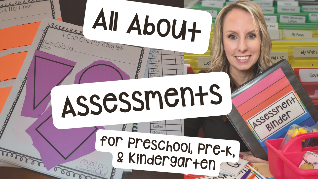 Learn all about how I use assessments in my preschool, pre-k, and kindergarten room