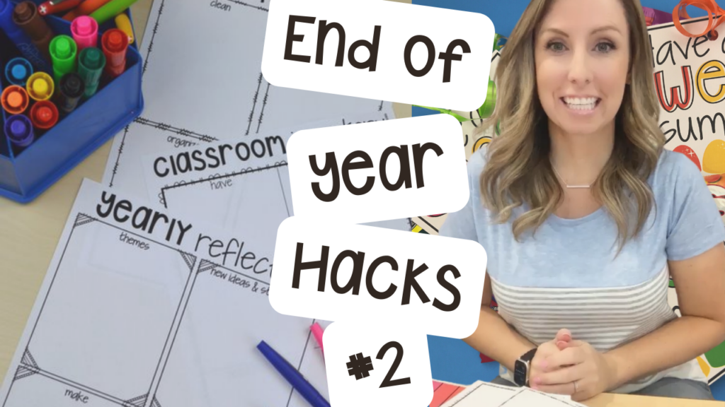 End of year hacks #2 to make the hectic time easier in your preschool, pre-k, or kindergarten room.