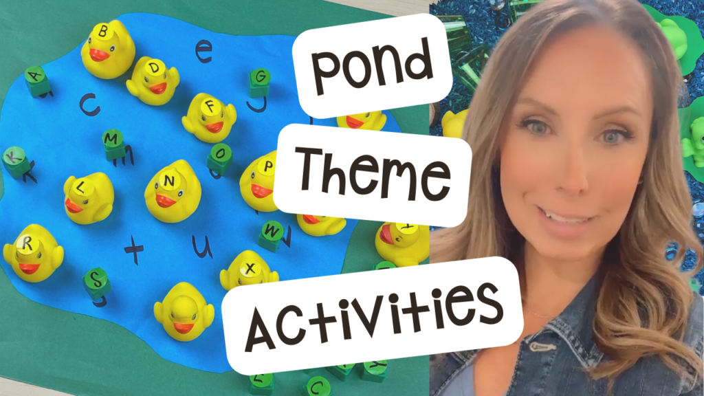 Pond ideas to engage your preschool, pre-k, kindergarten students in math, literacy, and more!