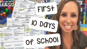 See how I spend my first 10 days of school in my preschool, pre-k, or kindergarten room.
