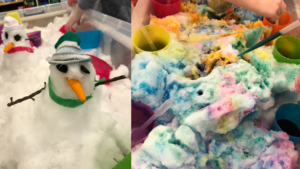 Bring snow inside for a fun and engaging activity for your preschool, pre-k, and kindergarten students