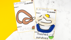Check out the Thanksgiving fine motor mats made for preschool, pre-k, and kindergarten students to develop fine motor skills.