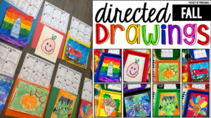 Check out the fall directed drawing unit designed for preschool, pre-k, and kindergarten students