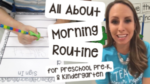 Learn about how I run my morning routine in my preschool, pre-k, and kindergarten room