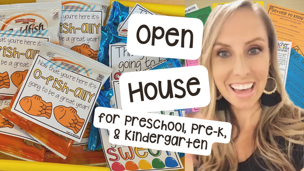Tips and tricks to make your open house a huge success in your preschool, pre-k, or kindergarten room.