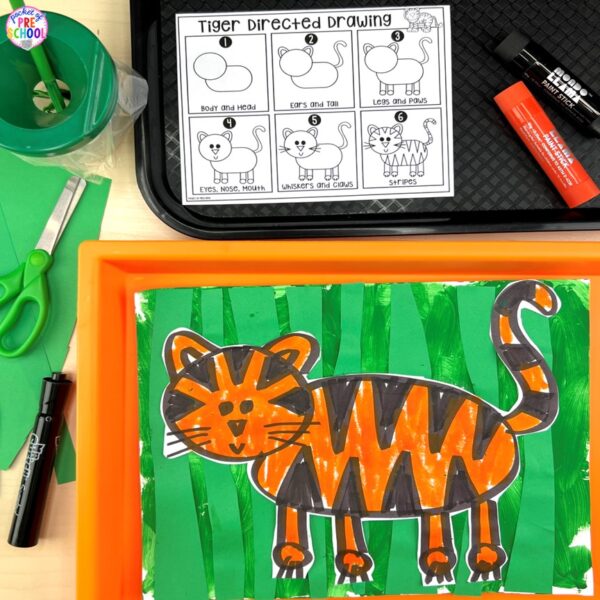 Practice fine motor skills and following directions with your preschool, pre-k, and kindergarten students.