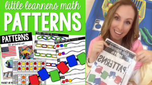 Learn about patterns in your preschool, pre-k, or kindergarten room