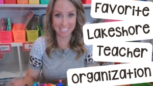 See my favorite Lakeshore products to get your preschool, pre-k, or kindergarten room organized.