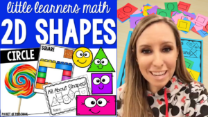 Learn about 2d shapes in your preschool, pre-k, or kindergarten room
