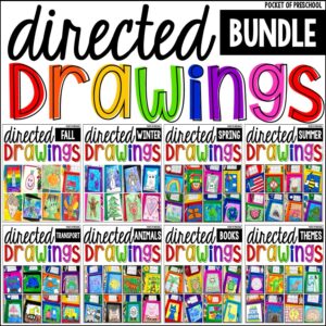 Directed Drawing Units for the entire year in preschool, pre-k, and kindergarten classrooms