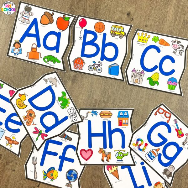 Practice letters and alphabet order with your preschool, pre-k, and kindergarten students.