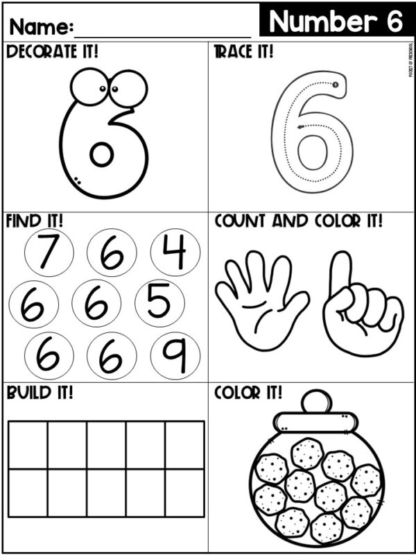 Numbers 1-20 Color by Code Worksheets - Pocket of Preschool