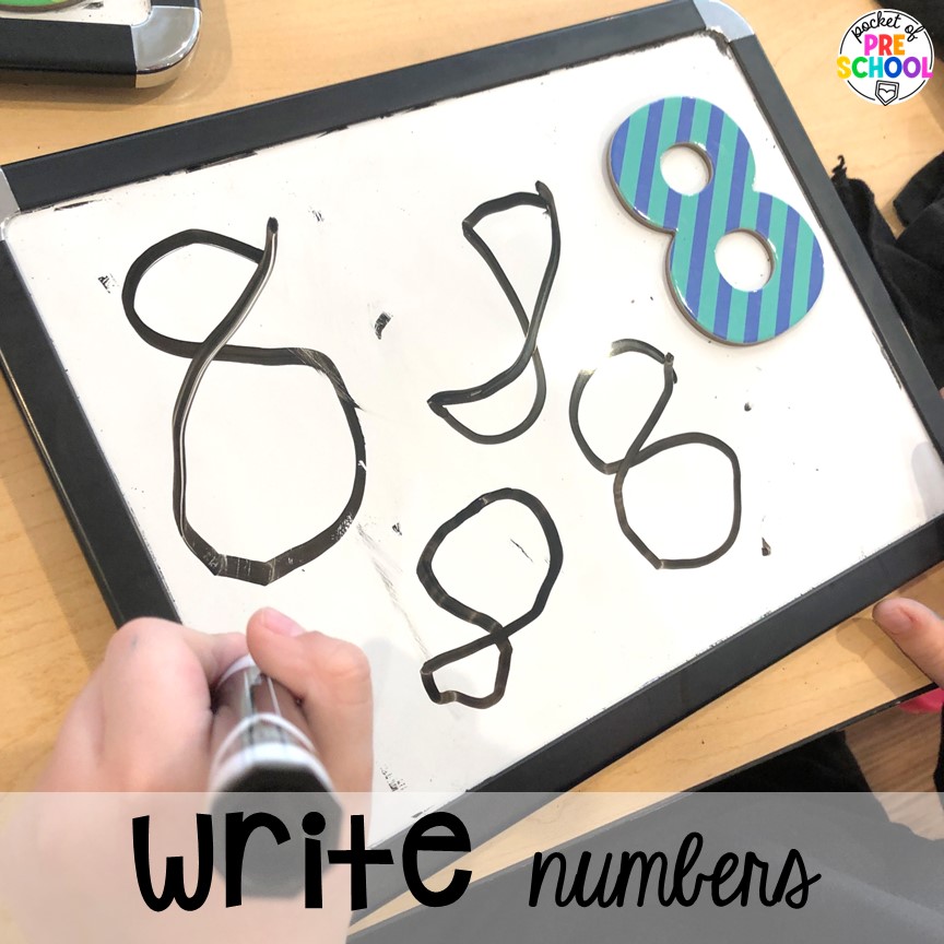Write numbers during this musical chairs games. Letter musical chairs for preschool, pre-k, and kindergarten students is a fun and engaging game to practice literacy and incorporate gross motor.
