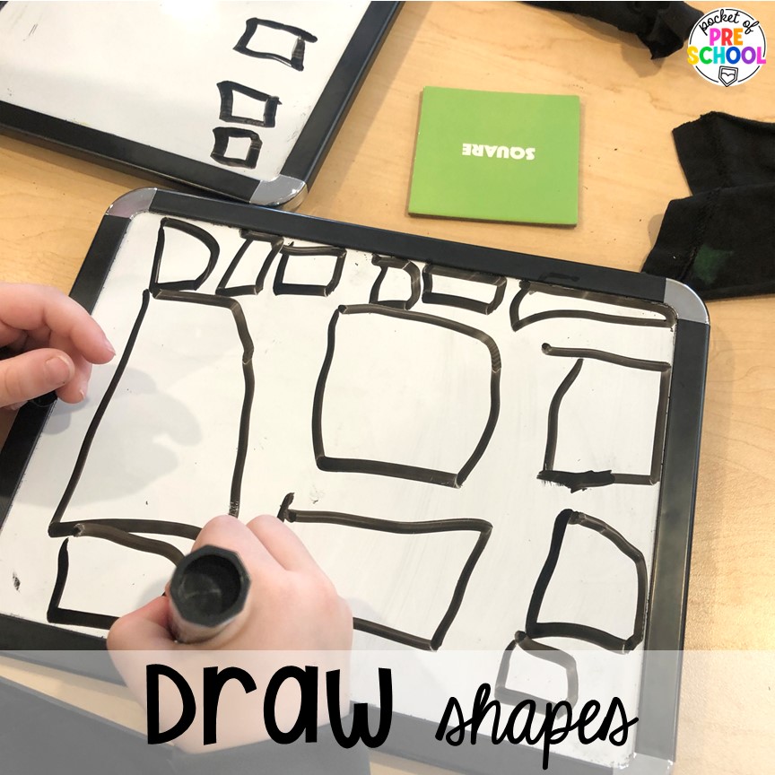 Draw shapes during musical chairs for added math skills. Letter musical chairs for preschool, pre-k, and kindergarten students is a fun and engaging game to practice literacy and incorporate gross motor.