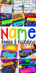 Make editable Name books for students to learn the letters in their name and write their name for preschool, pre-k, and kindergarten students. An engaging name activity.