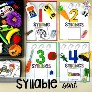 syllable activities 9 1