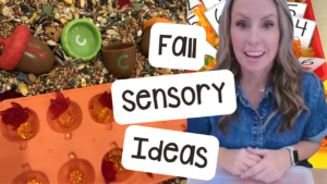 See all my fall sensory ideas that teach your preschool, pre-k, or kindergarten students.