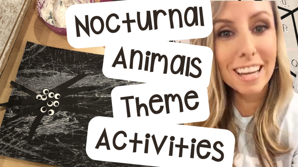 Learn about nocturnal animals in your preschool, pre-k, and kindergarten class