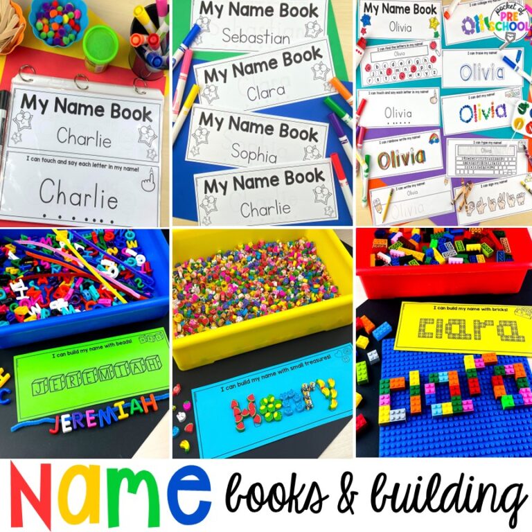 Name Book for Preschool, Pre-K, and Kindergarten