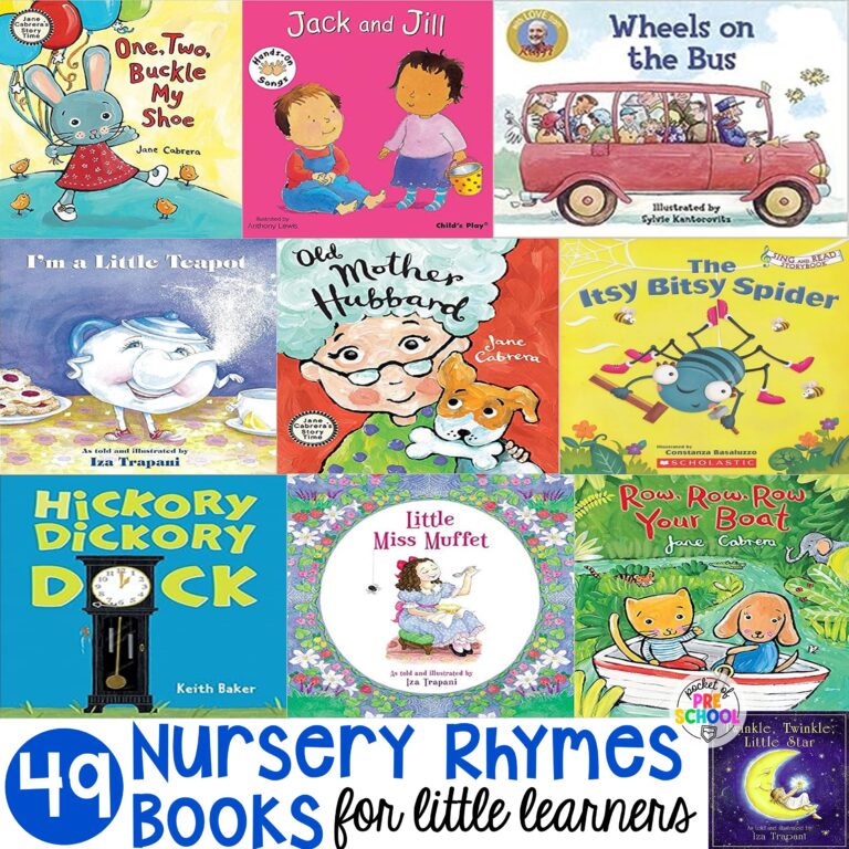 49 Nursery Rhyme Books for Little Learners