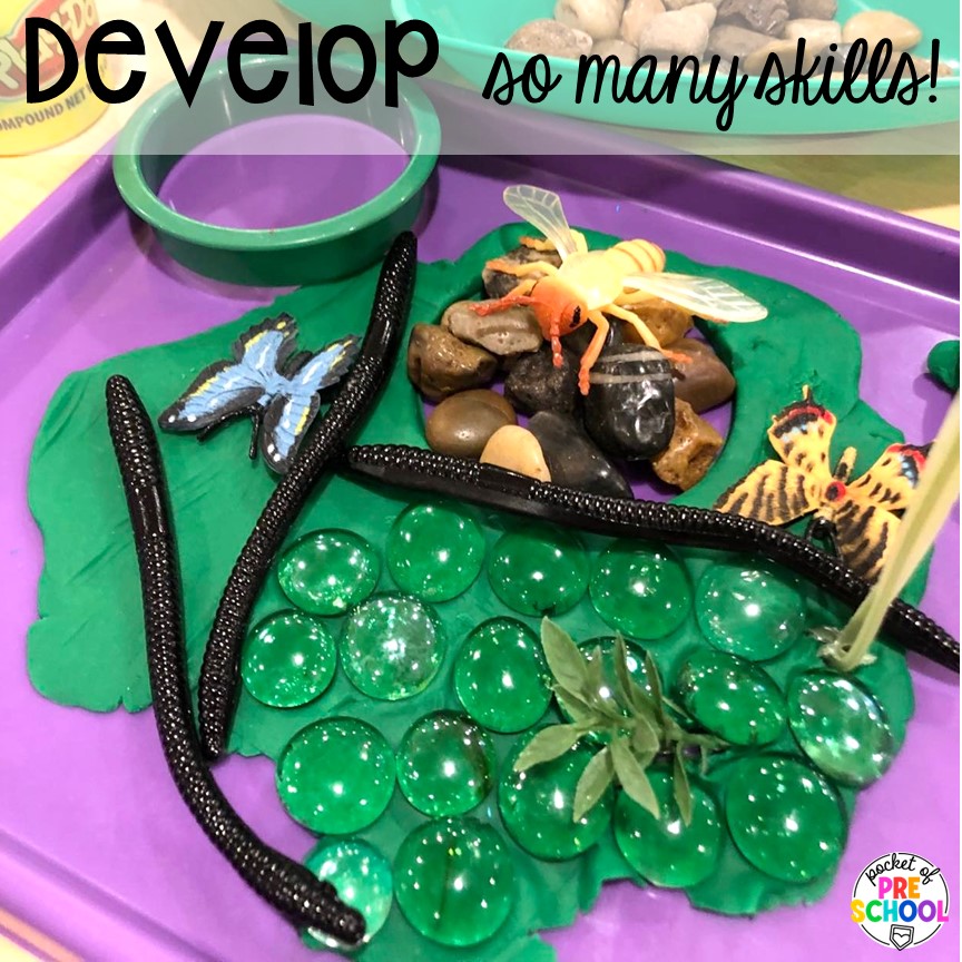 Play dough trays are such a great tool to help students develop so many skills. Read on to find out the how and why to use play dough trays in the preschool, pre-k, and kindergarten classroom.