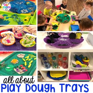 Learn all the tips and tricks to use play dough trays in your preschool, pre-k, and kindergarten room