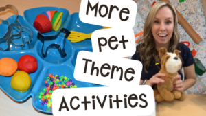 Get more ideas for a pet theme in your preschool, pre-k, or kindergarten room.