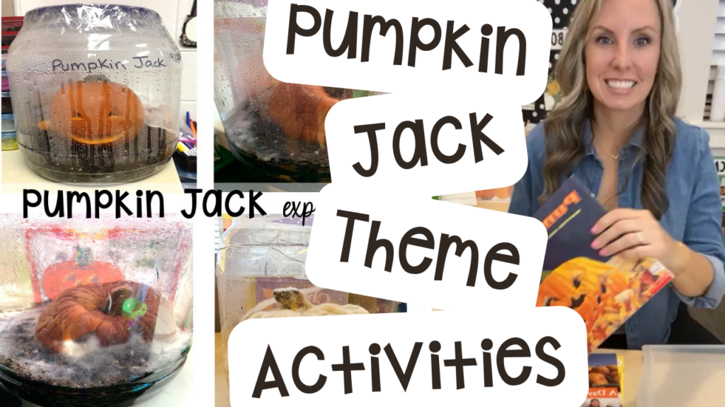 See how to start and continue the pumpkin jack experiment in your preschool, pre-k, or kindergarten room.