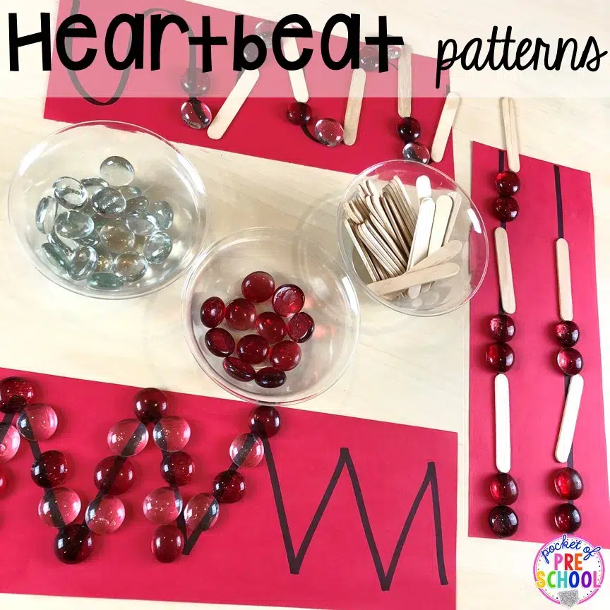 My body pattern cards! My Body themed activities and centers plus FREEBIES too! Preschool, pre-k, and kindergarten kiddos will love these centers.
