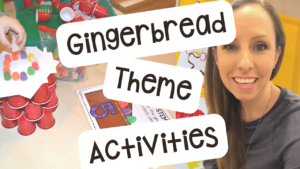 Get ideas for a gingerbread theme in the preschool, pre-k, or kindergarten room.