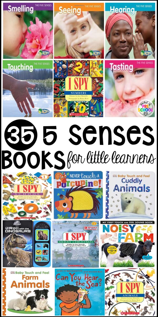 35 5 Senses Books for Little Learners - Pocket of Preschool