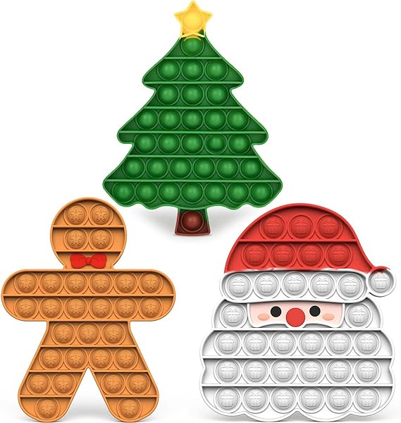 Christmas pop its and check out my round up of my favorite Christmas and gingerbread toys for preschool, pre-k, and kindergarten students.