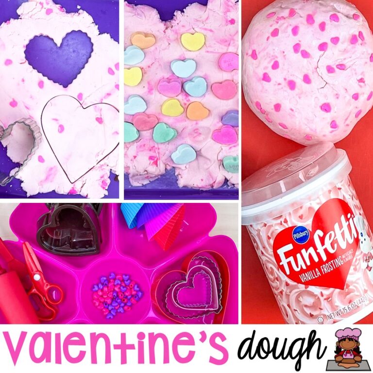 Valentine’s Icing Play Dough and Free Recipe