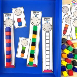 New year pattern game plus more New Year activities and centers for preschool, pre-k, and kindergarten students.