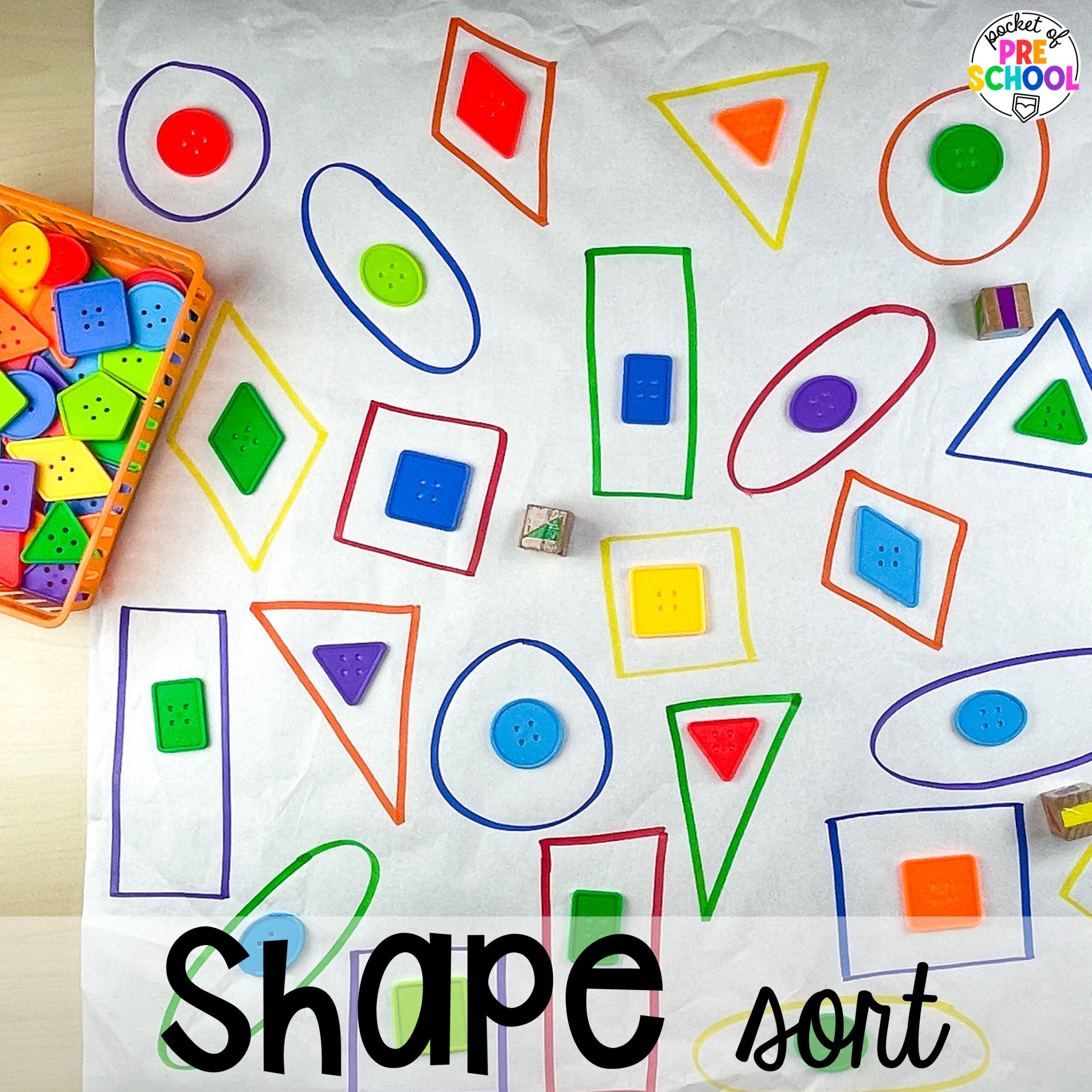 Math Butcher Paper Activities - Pocket of Preschool