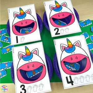 Practice syllables with preschool, pre-k, and kindergarten students with these fun feed me games!