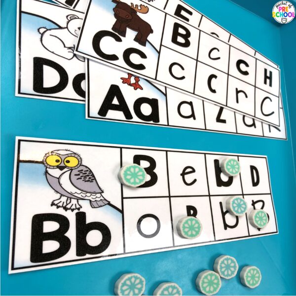 Arctic Animals Math and Literacy Activities and Centers for Preschool and  Pre-K