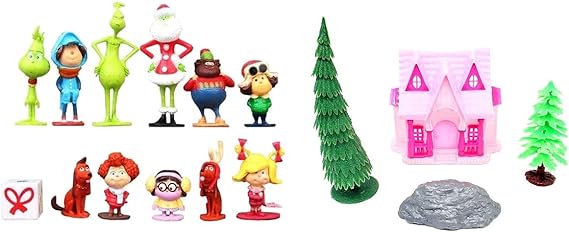 Grinch Figures and check out my round up of my favorite Christmas and gingerbread toys for preschool, pre-k, and kindergarten students.