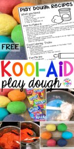 kool aid play dough long pin