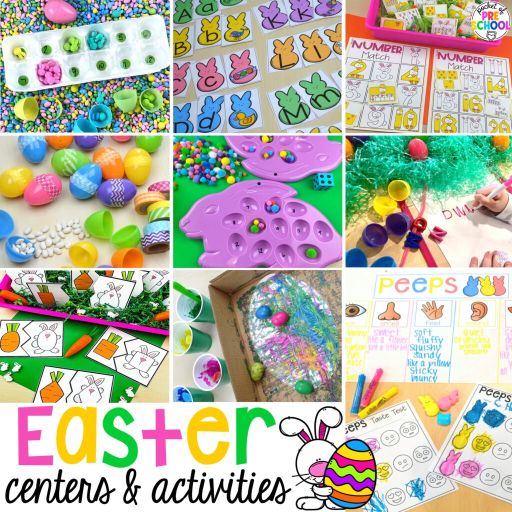 Easter-themed centers and activities that are sure to egg-cite your preschool, pre-k, and kindergarten students!