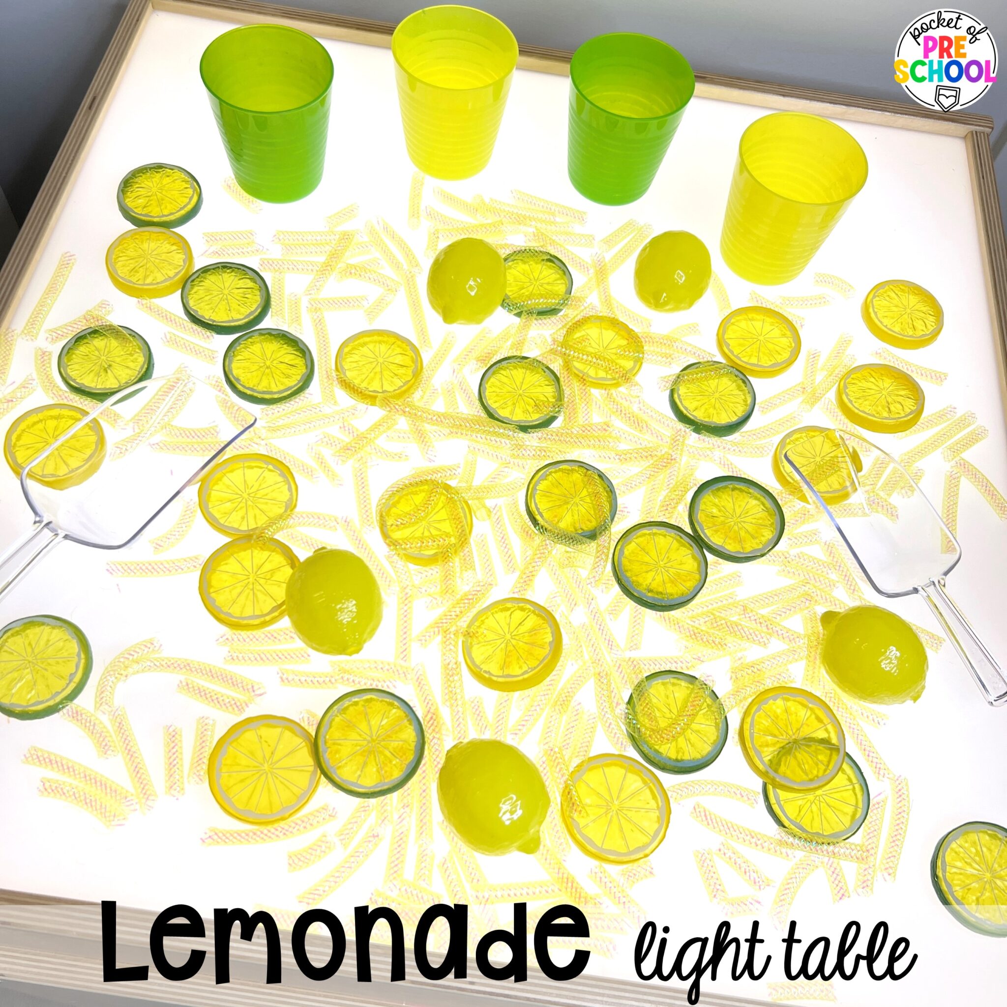 Summer Light Table Activities for Preschool, Pre-k, and Kindergarten ...