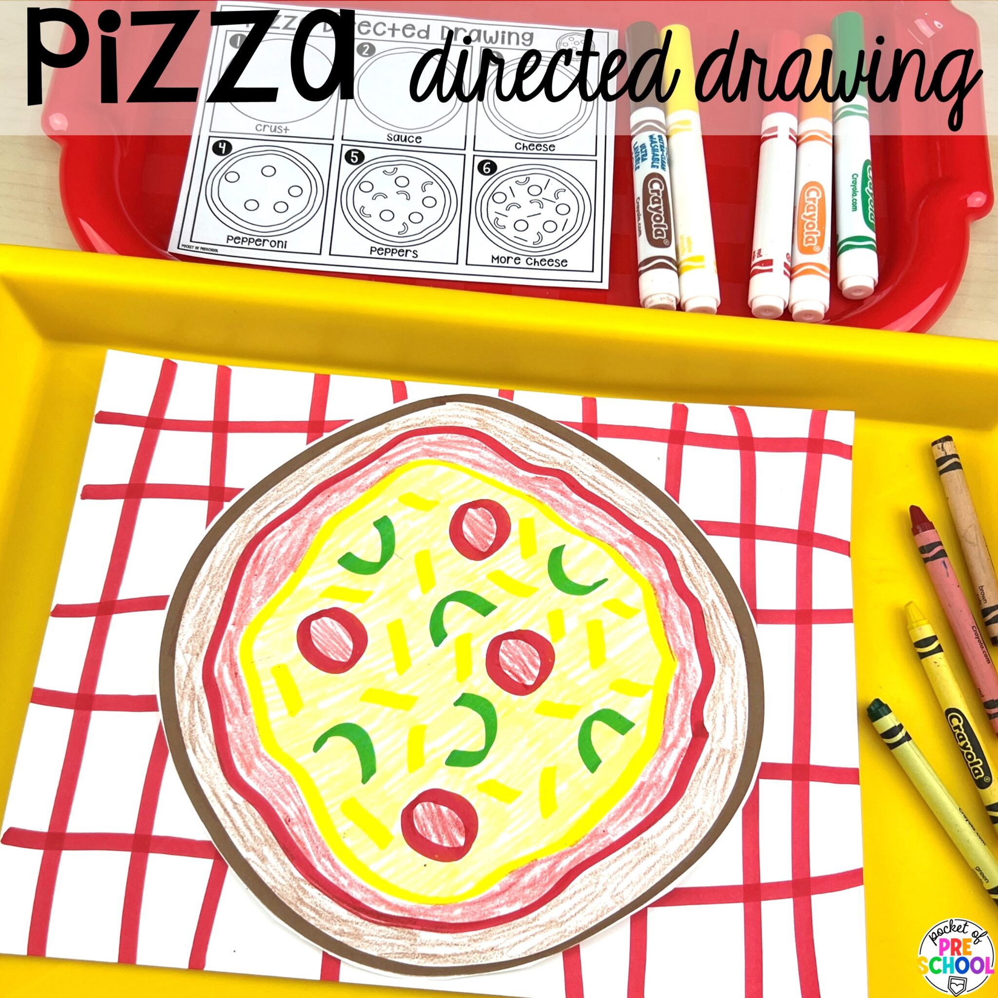 Themes Directed Drawings For Preschool, Pre-K, & Kindergarten - Pocket ...